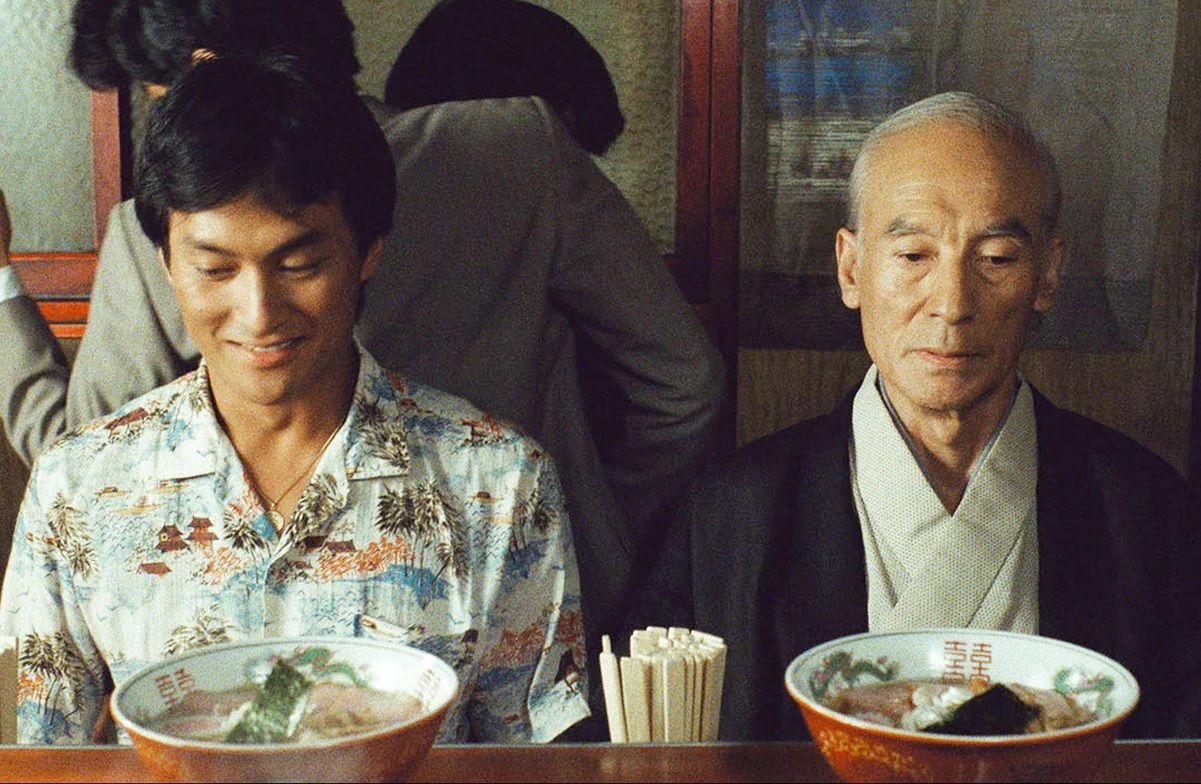 A screencapture from Tampopo, a Japanese film by Janus Films. Photo by Janus Films.