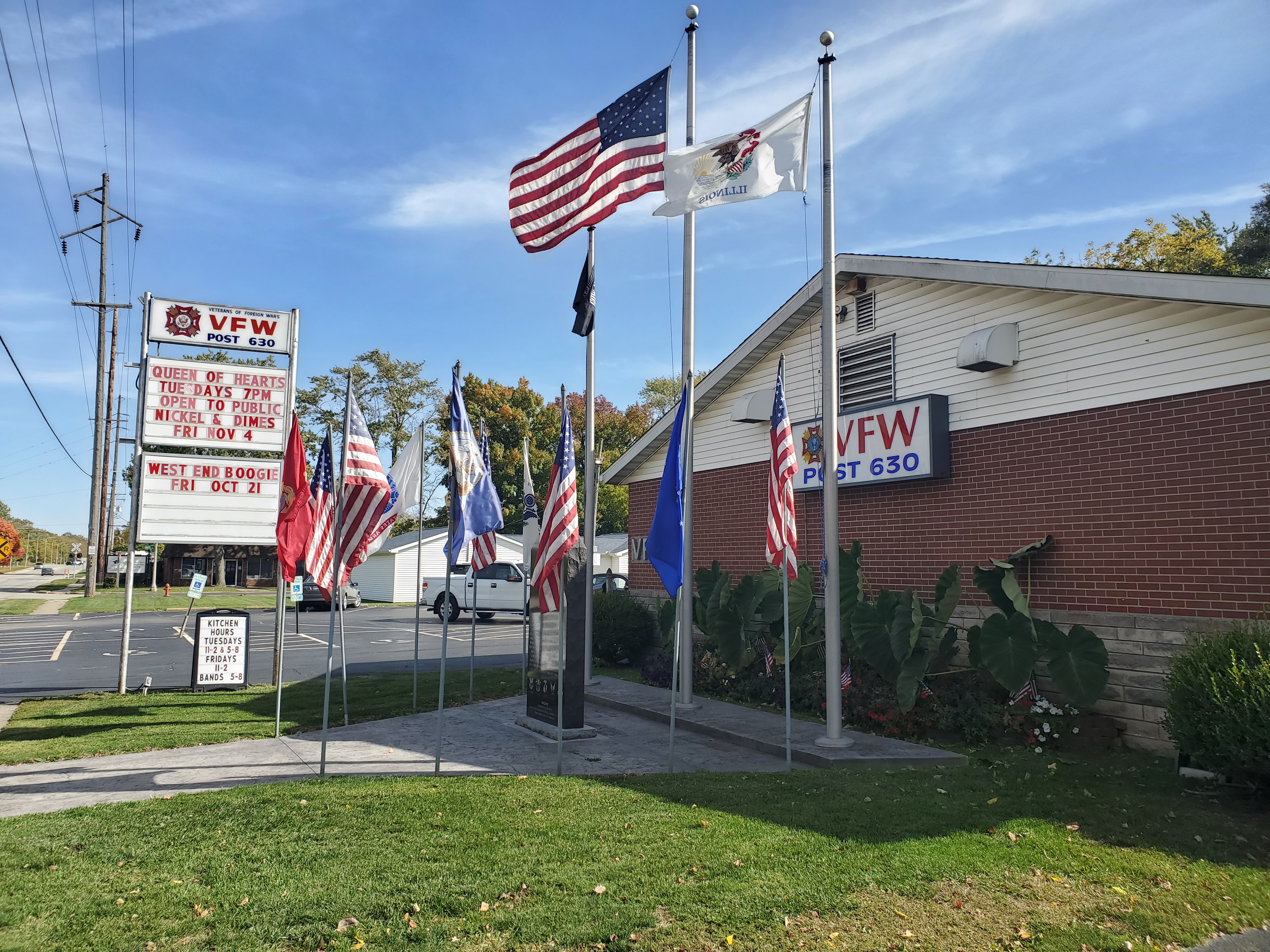 The exterior of VFW Post 630. Photo by Carl Busch.