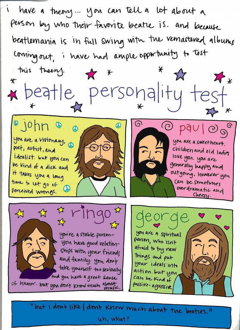 Beatle personality test