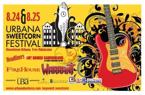 Warrant and Firehouse to headline the Urbana Sweetcorn Festival