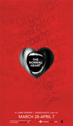 The Normal Heart opens tonight at Krannert Center