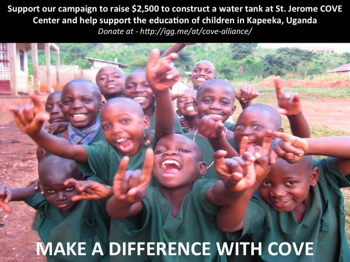 Students launch an Indiegogo campaign to support the education of children in Uganda