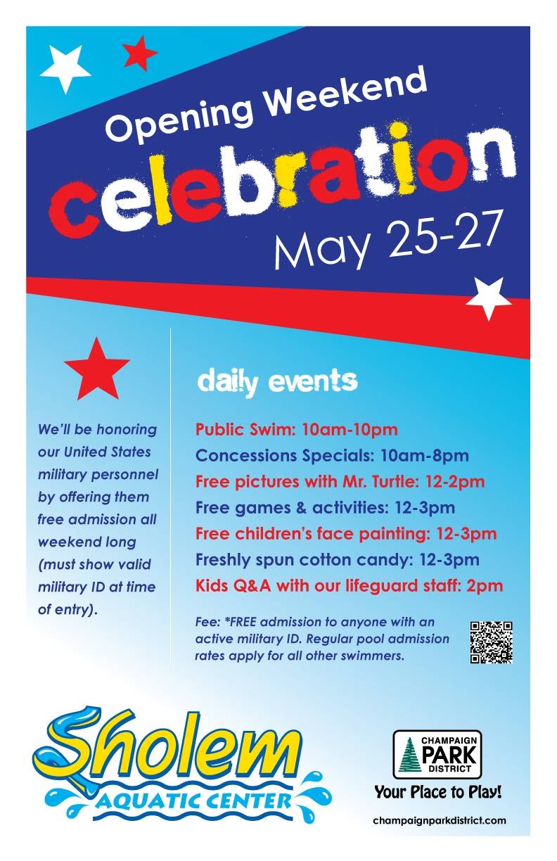 Memorial Day Weekend with the Champaign Park District