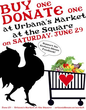 Market at the Square to host BUY ONE, DONATE ONE this Saturday, June 29