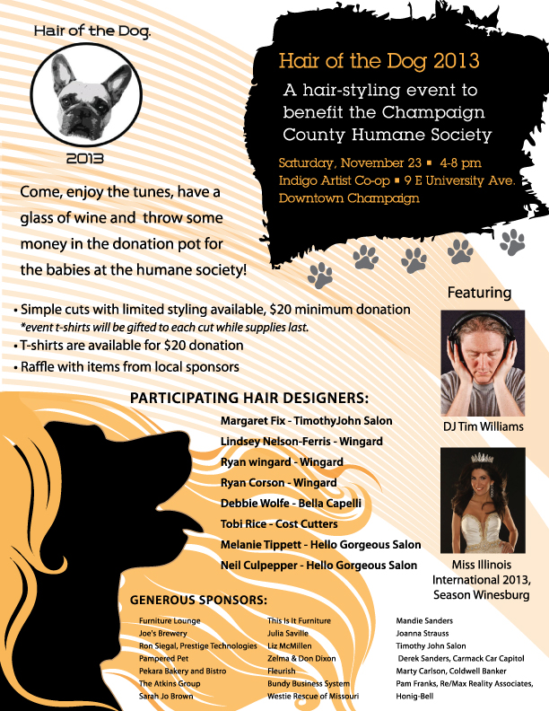 “Hair of the Dog” hair-cutting benefit event this Saturday