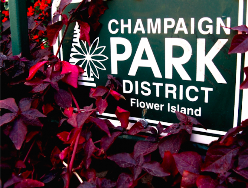 Brightening our community twofold: Champaign Park District Flower Islands