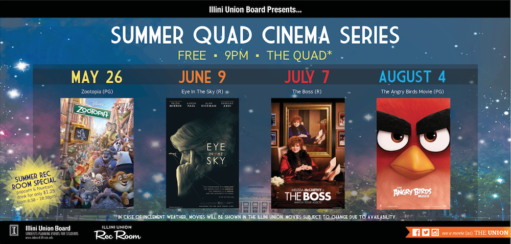 Summer Quad Cinema Series starts up