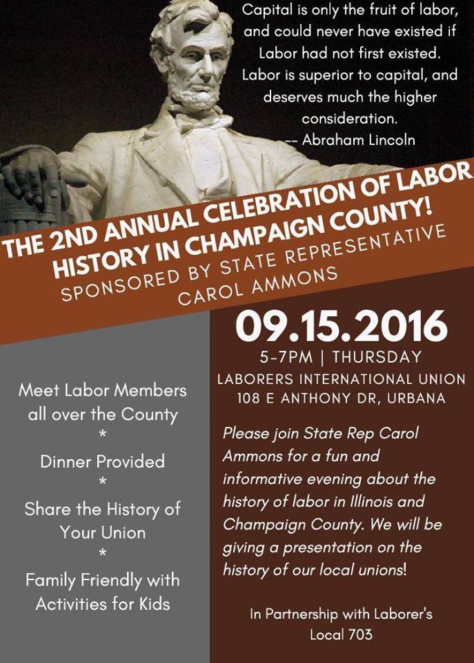 Celebration of Champaign County’s labor history