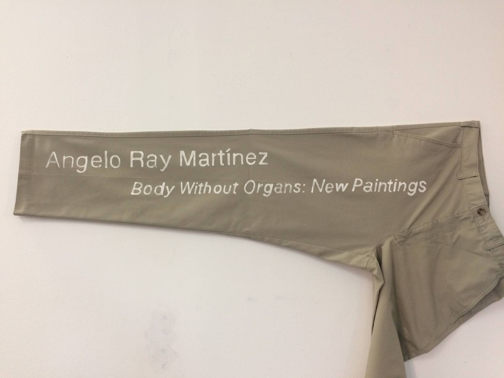 Painter’s jeans: Angelo Ray Martinez’s Body Without Organs at the Independent Media Center gallery