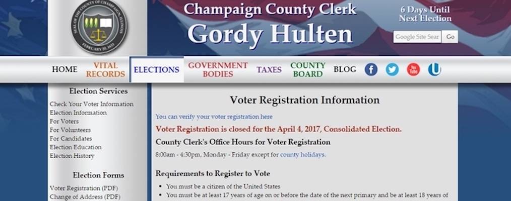 County Clerk voter registration information is irresponsibly misleading