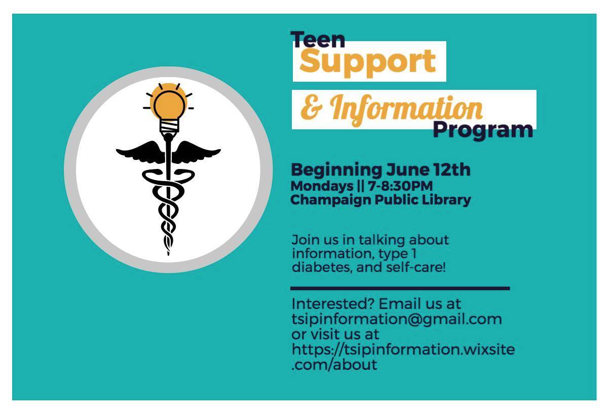 Teen Support & Information Program at the Champaign Public Library