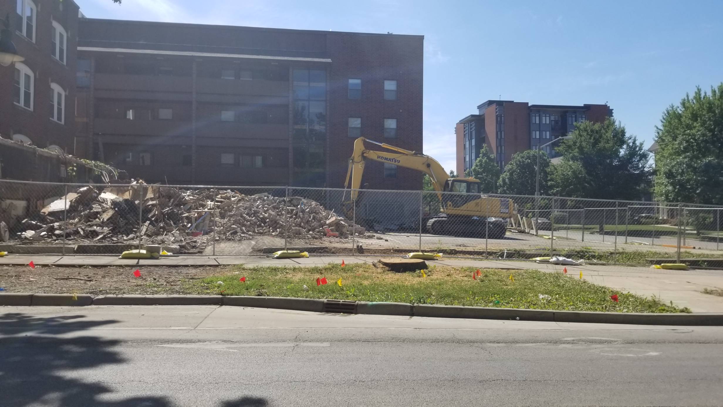 The Illini Inn was demolished this morning
