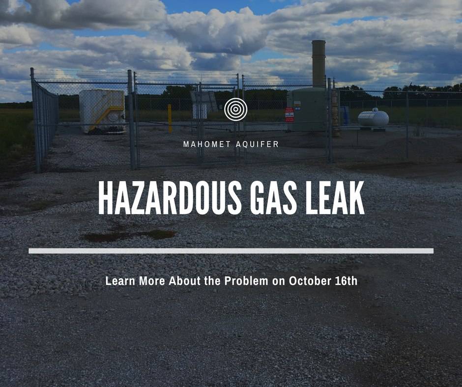 Informational meeting to discuss Mahomet Aquifer gas leak scheduled for October 16th