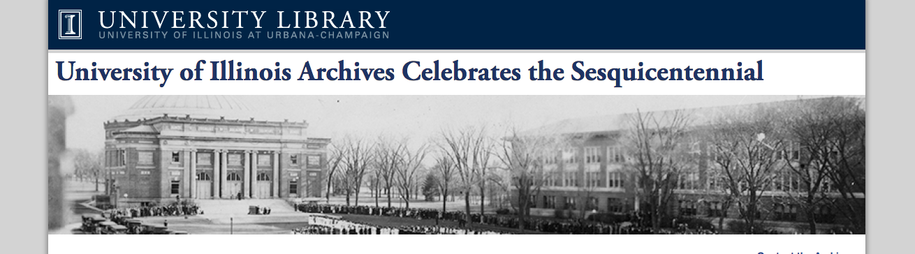 University Archives celebrating Sesquicentennial Speakers Series this month