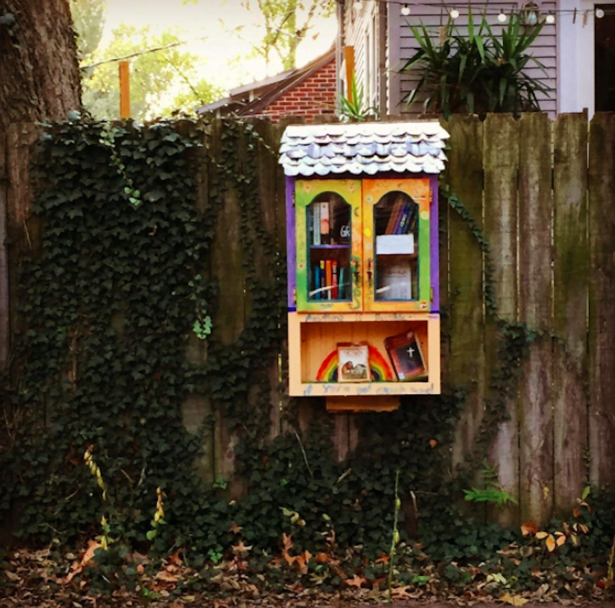 This very cute free library in Urbana made me smile