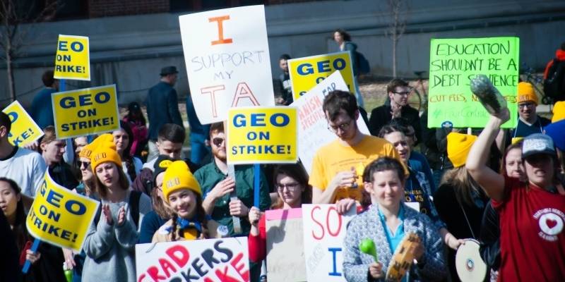 The GEO strike for a fair contract continues
