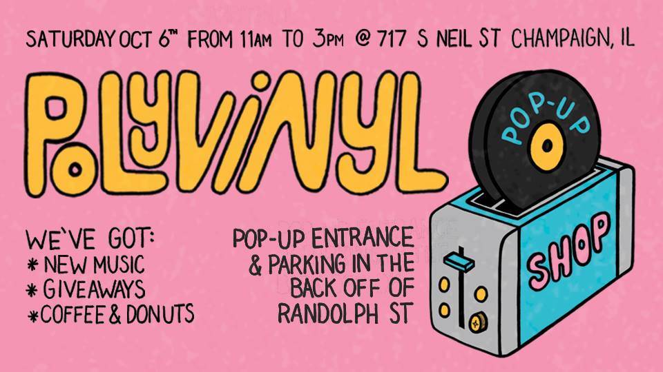 Polyvinyl Records’ next pop-up shop is October 6th