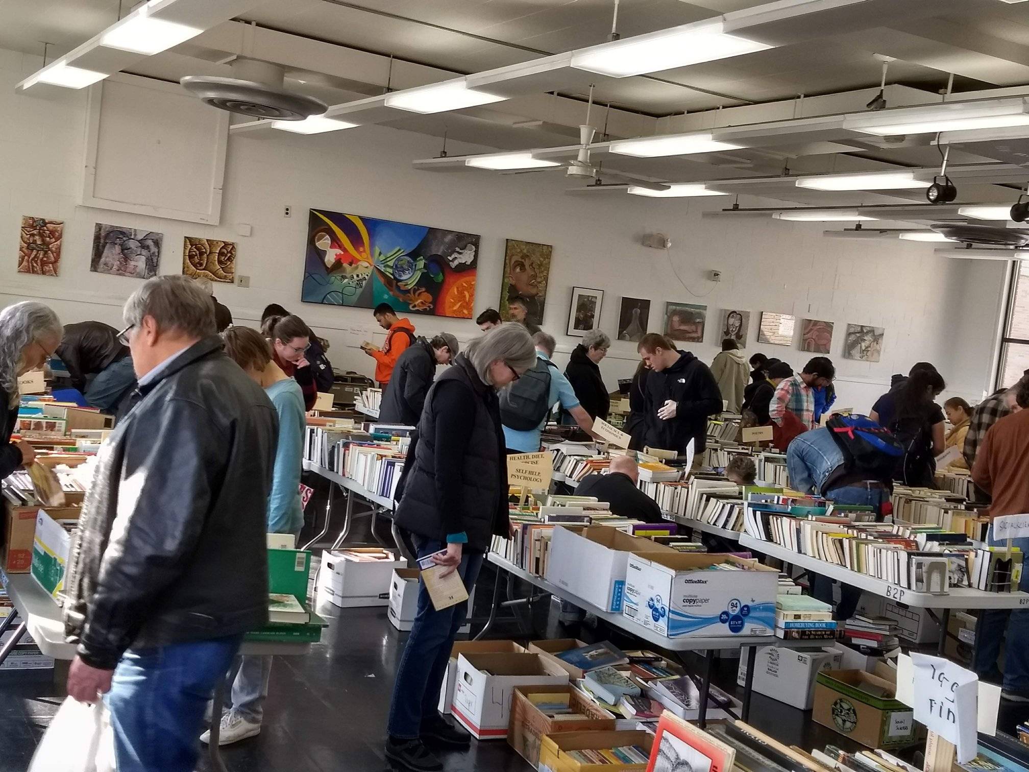 Books to Prisoners spring book sale is coming up