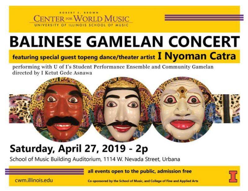 Upcoming Balinese concert and performance highlights C-U’s musical diversity