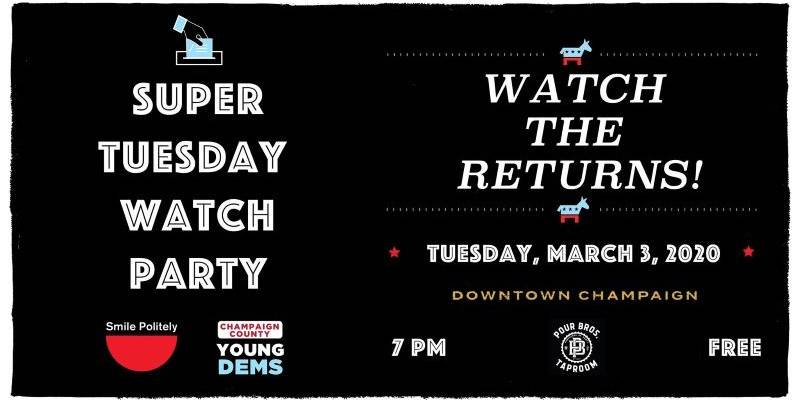 Join Smile Politely and Young Dems for a Super Tuesday watch party