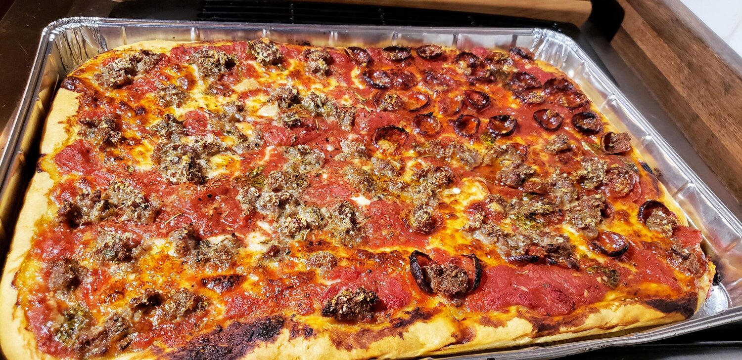 Baldarotta’s has take and bake pizza available for curbside pickup