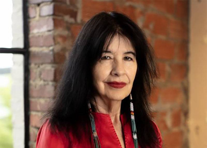 Listen to Poet Laureate and former Illinois professor Joy Harjo on May 8th