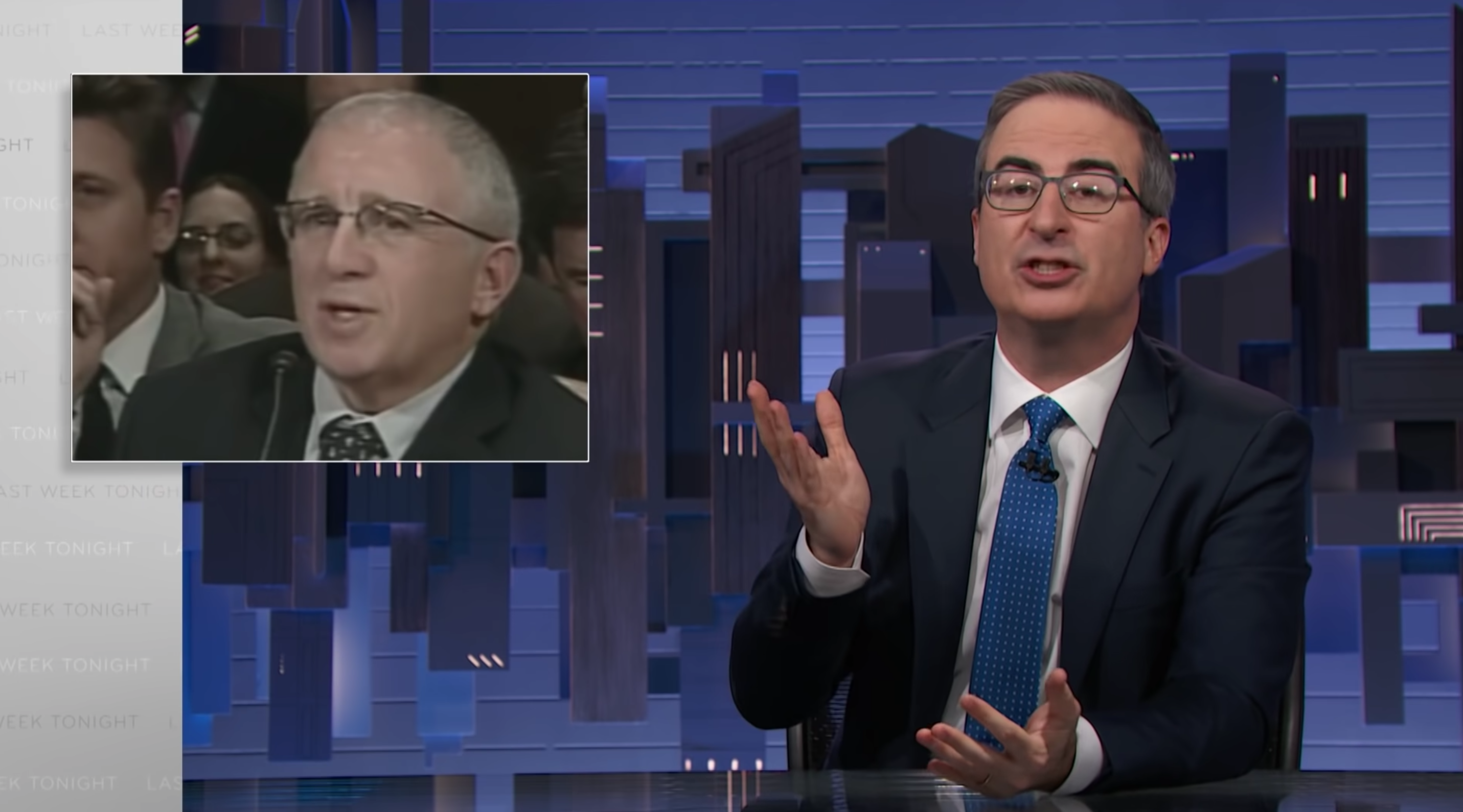 Watch John Oliver feature a clip of central Illinois native Irving Azoff on Last Week Tonight