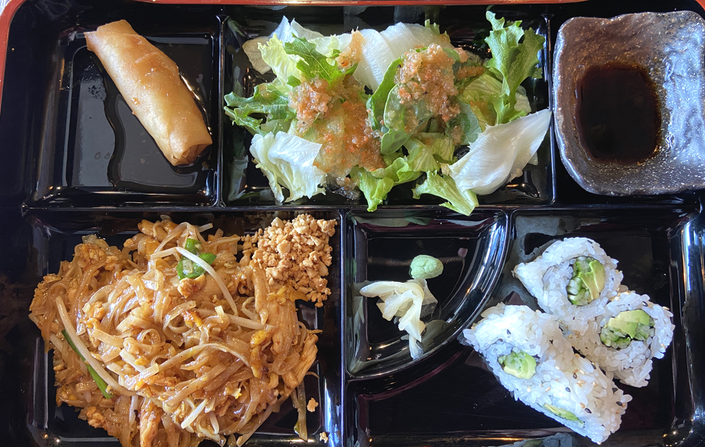 Consider Sushi Siam’s bento lunch box