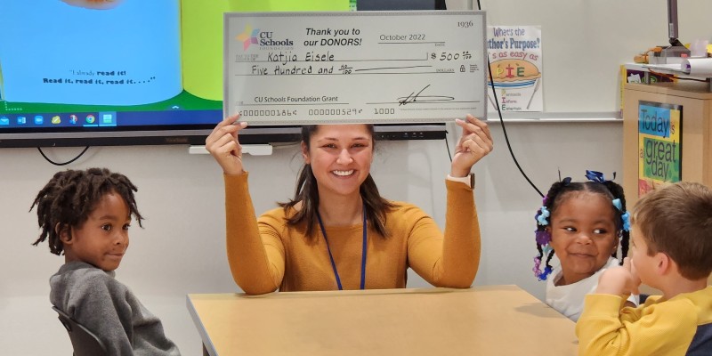 This week CU Schools Foundation gave out over $110,000 in grants to teachers