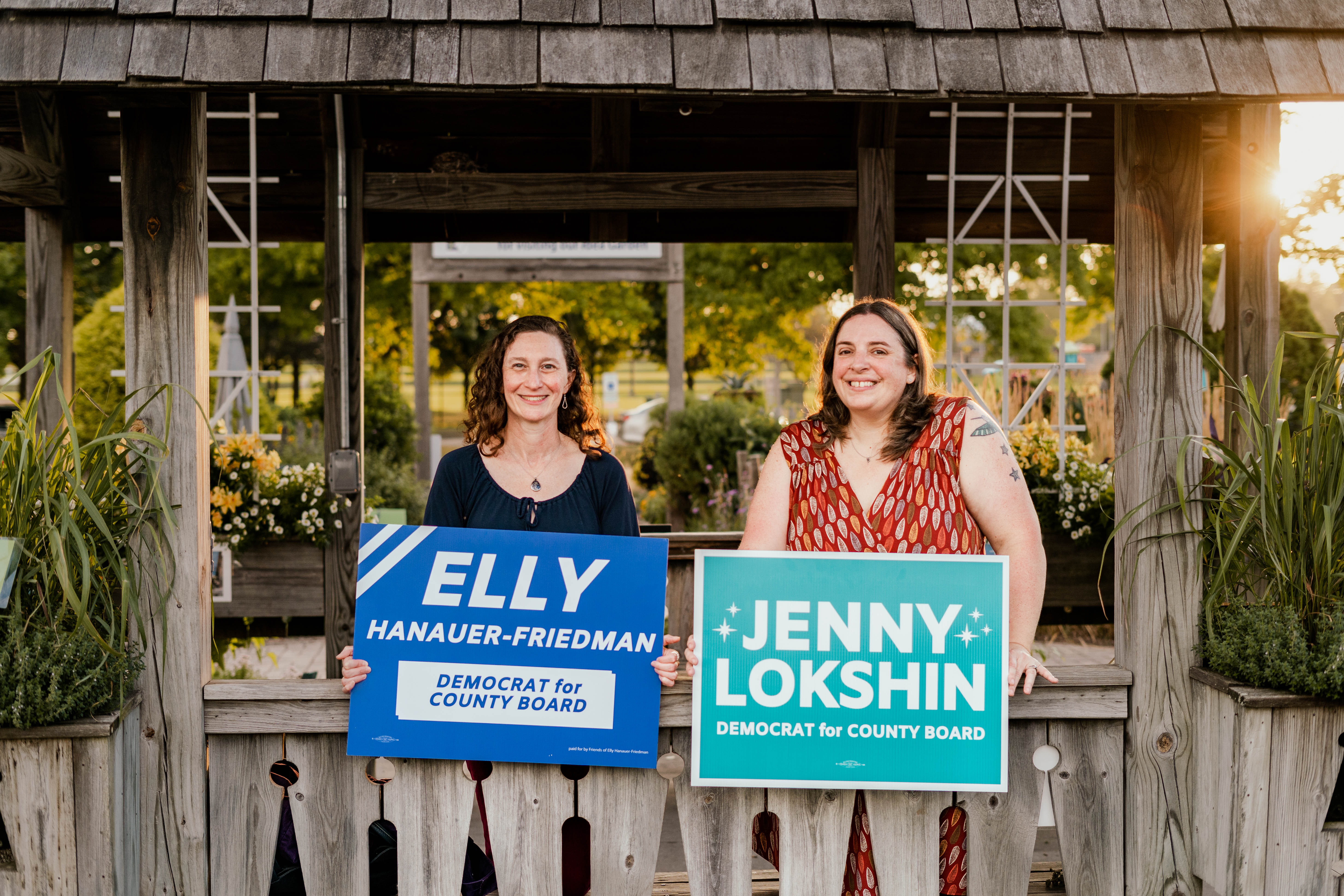 Jenny Lokshin and Elly Hanauer-Friedman are hoping to turn District 4 blue