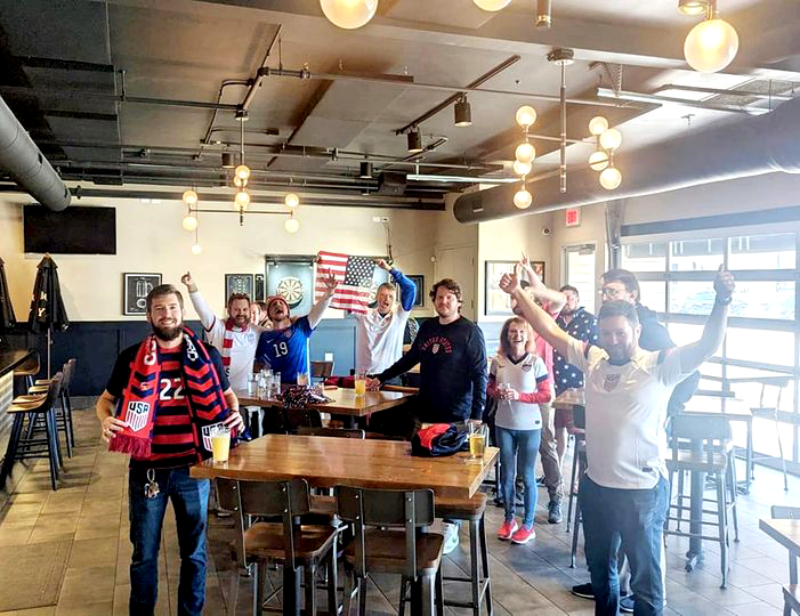 Watch the USMNT play in the World Cup at Collective Pour