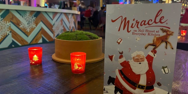 The Miracle Bar pop up at Lodgic is fun and festive